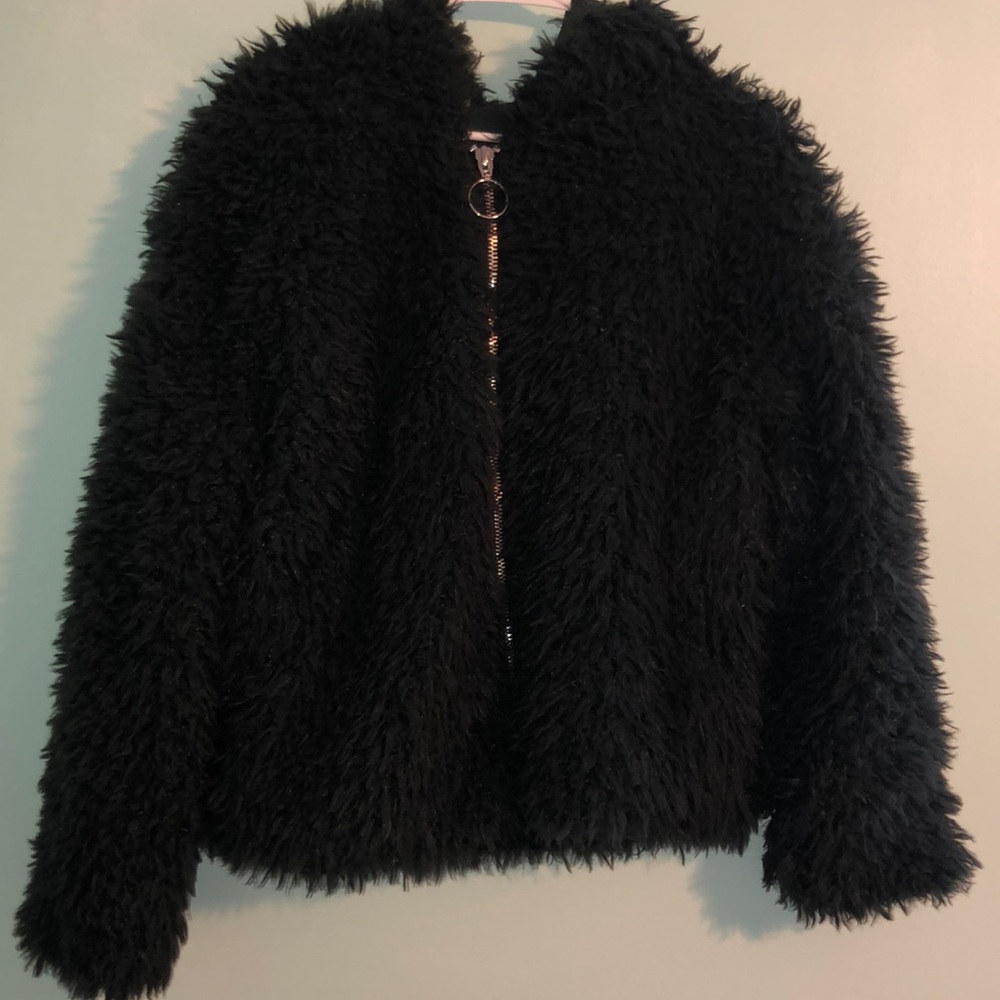 Guess faux fur coat